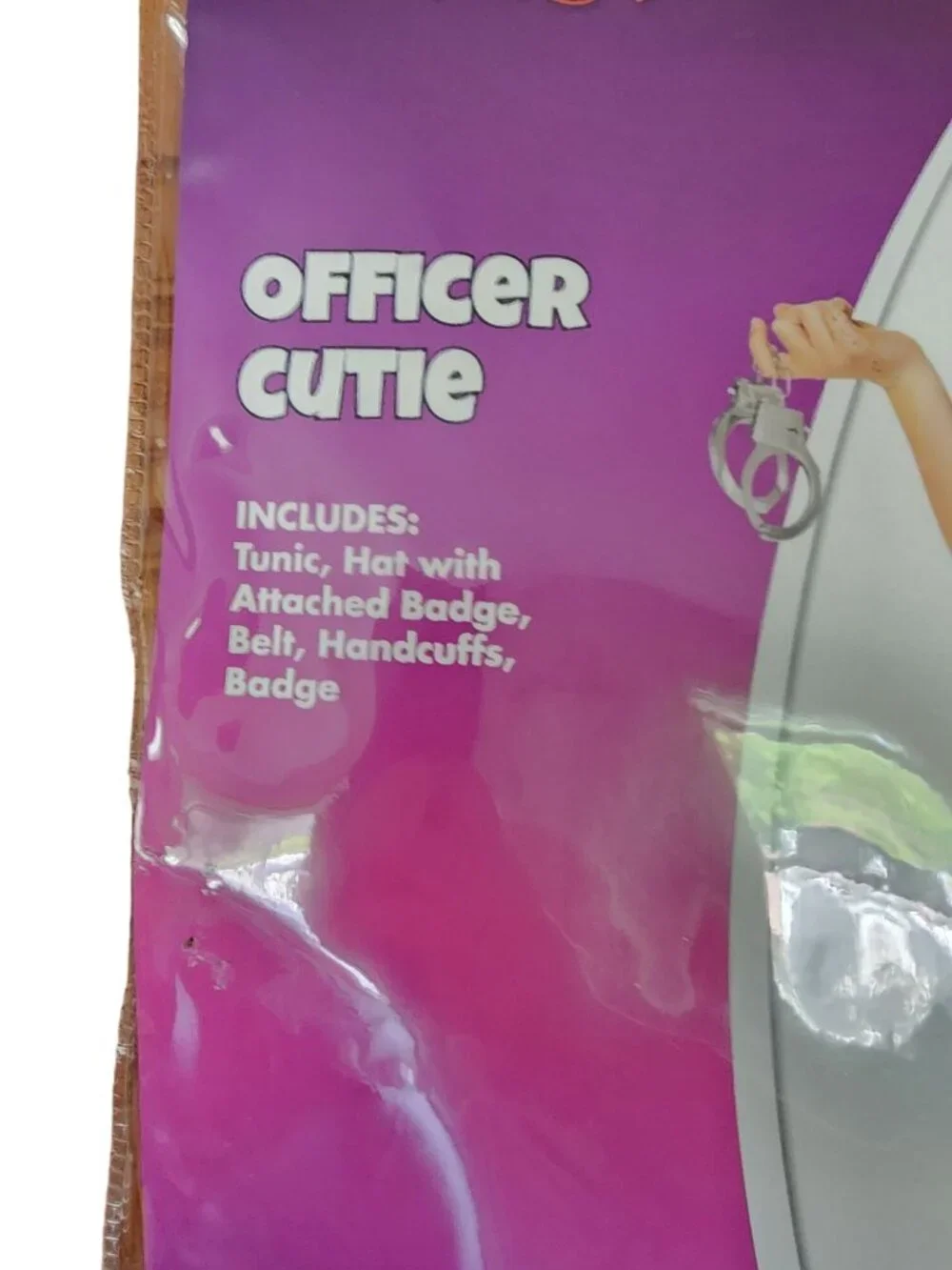Officer Cutie Spirit Halloween Girls Costume Size 8 - 10